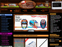 Tablet Screenshot of captain-lax.com